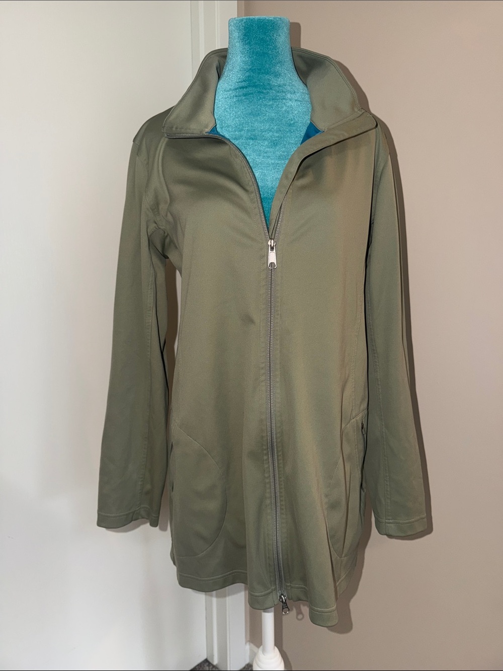 Merrell Olive Zip-Front Utility Jacket